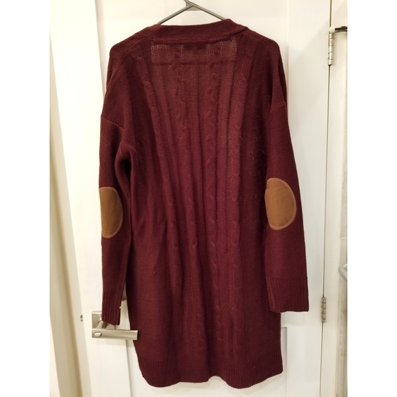 Burgundy Cardigan - Picture 2 of 3
